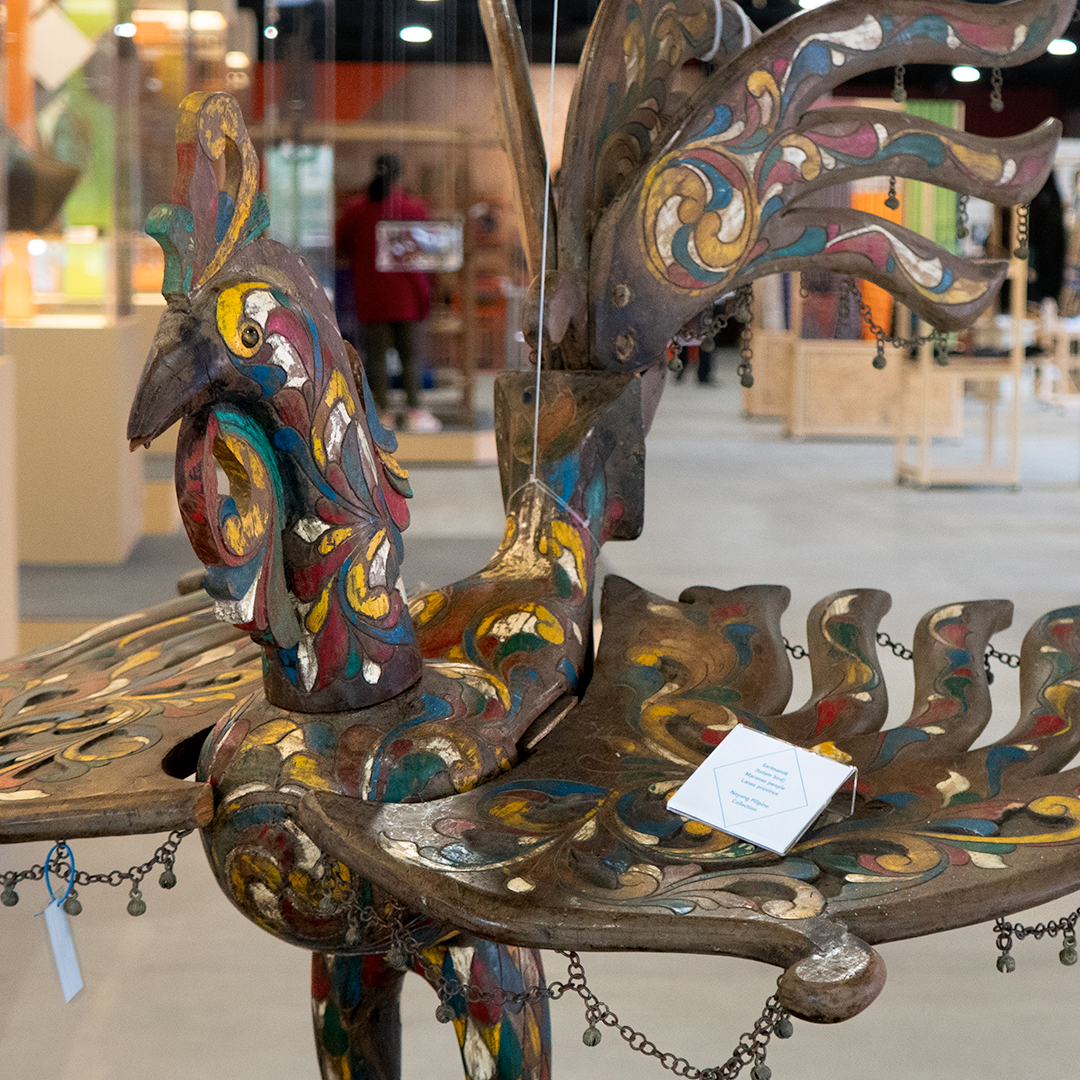 holiday wreath decor made from indigenous materials