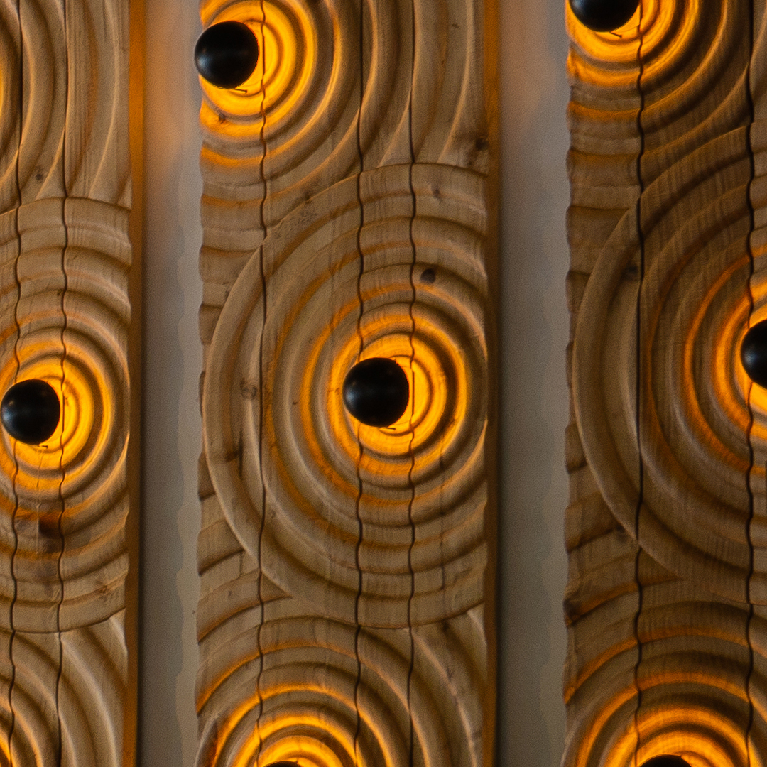 wall cladding made from capiz