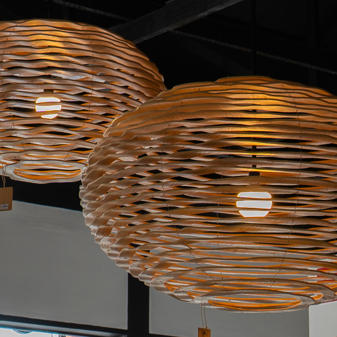 frames using wood and capiz