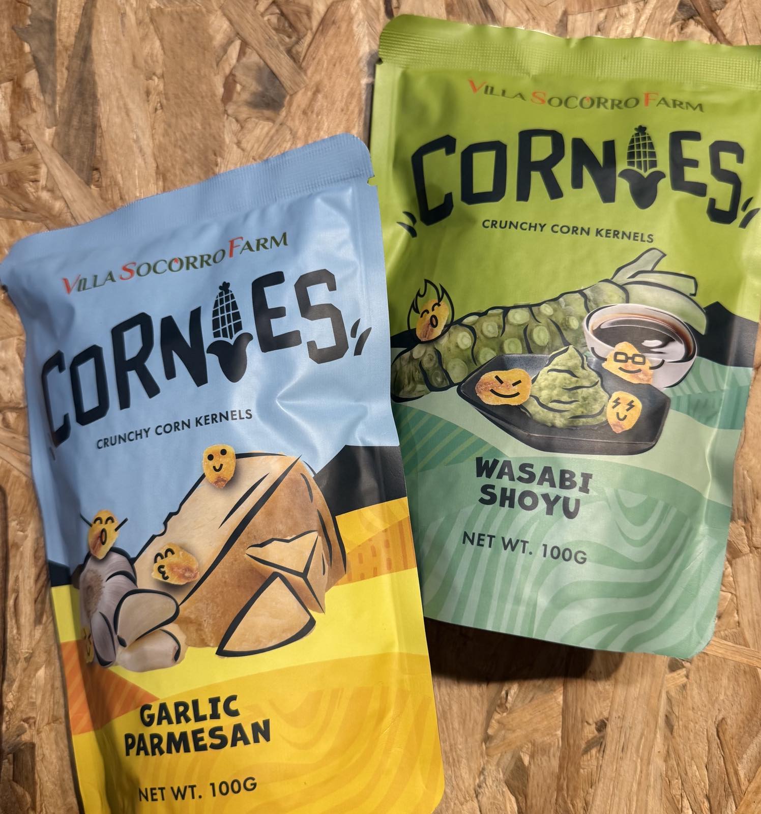 Villa Socorro Farm Cornies crunchy corn kernels